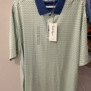 Vineyard Vines Green Patterned Men's Shirt